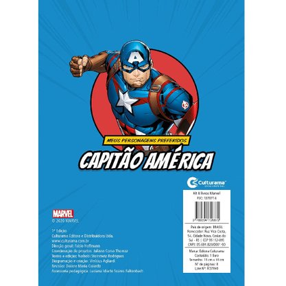 Kit Livro Infantil Solapa Com 8 Livros Marvel
