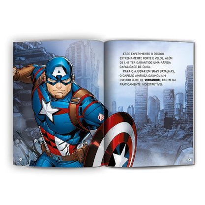 Kit Livro Infantil Solapa Com 8 Livros Marvel