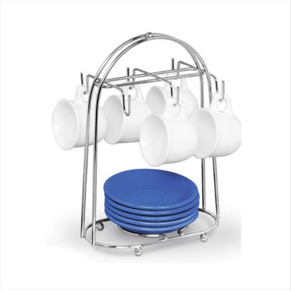 Suporte Cromado Para Xícaras De Café