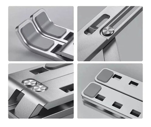 Suporte De Alumínio Para Notebook 24 cm