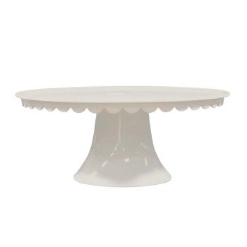 Suporte Para Bolo Melamina 35,5cm Premium Branco Bestfer