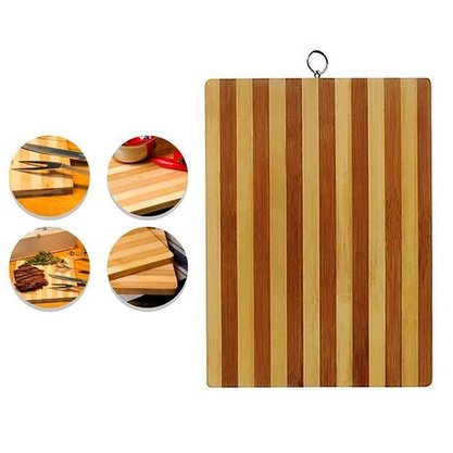 Tábua De Corte Madeira Bambu 28x38x1,4cm