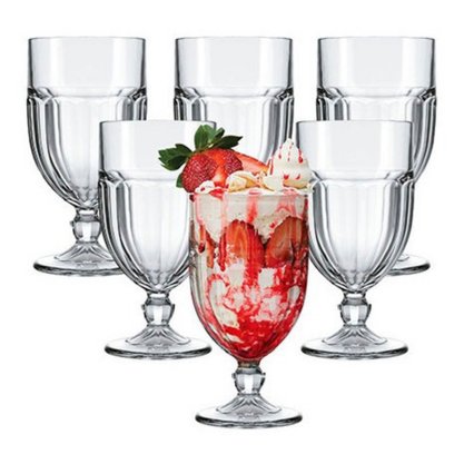 Taça Vidro Sorvete Transparente 500ml