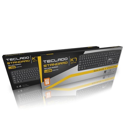 Teclado Para Computador Com Fio USB
