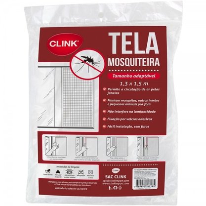 Tela Mosquiteira Poliéster 130x150cm