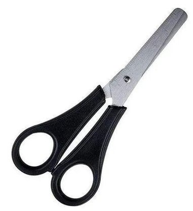 Tesoura Escolar Black Inox