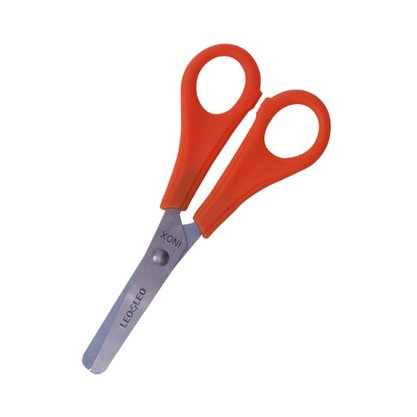Tesoura Escolar Plus Inox 130mm