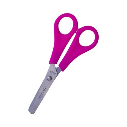 Tesoura Escolar Plus Inox 130mm