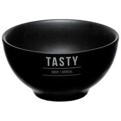 Tigela Bowl Porcelana Manhattan 440ml Preto