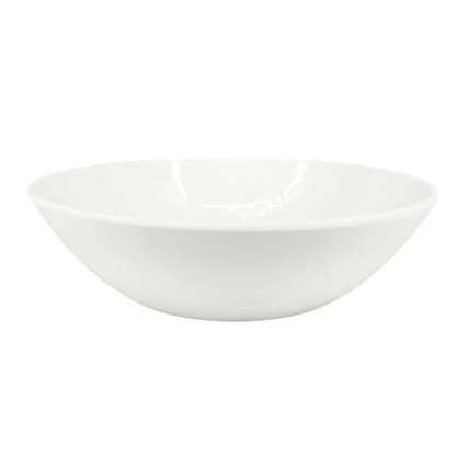 Tigela Redonda Melamina Branca 20x5,5cm