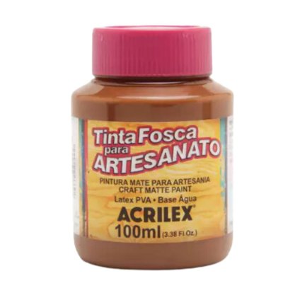 Tinta Fosca Artesanato 100ml Marrom 