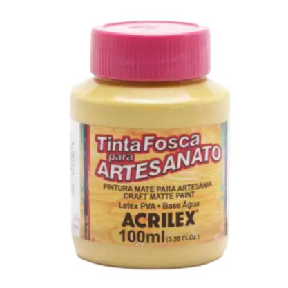 Tinta Fosca Artesanato 100ml Ocre