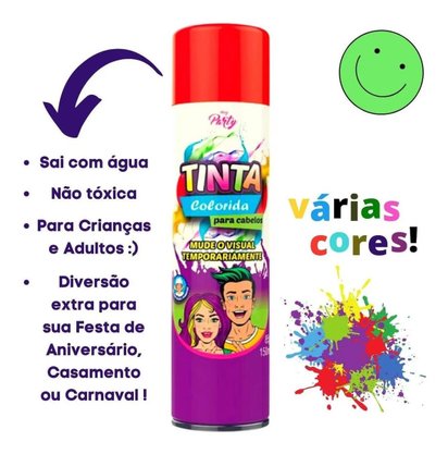 Tinta Para Cabelos Temporária My Party Violeta 150ml