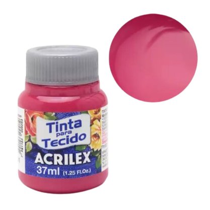 Tinta Tecido Fosca 37ml Rosa Escuro