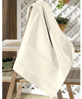 Toalha Banho Artesanalle Liso 70x140cm Marfim