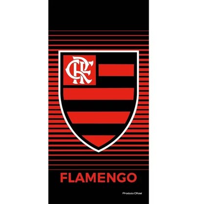 Toalha Banho Futebol 70x140cm Flamengo