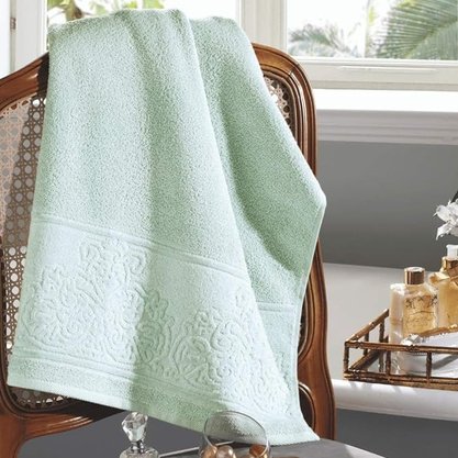 Toalha Banho Jacquard Confort 70x140cm Dohler Verde
