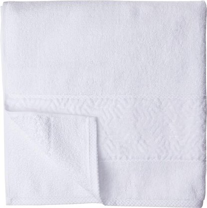 Toalha Banho Jacquard Safira 70x140cm Branco