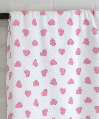 Toalha Banho Prisma Estampada 70x140cm Rosa