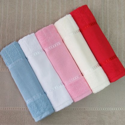 Toalha Banho Firenze III Para Bordar 70x140cm Rosa