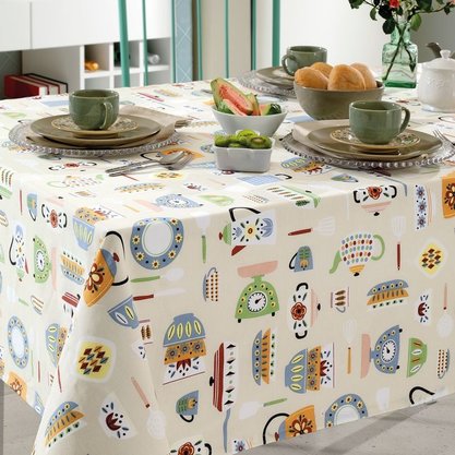Toalha Mesa 140x210cm Clean Athenas Edilene