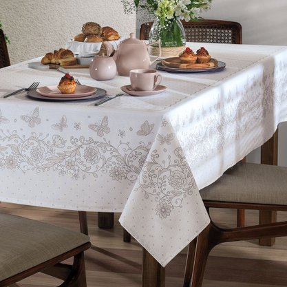 Toalha Mesa 140x210cm Clean Renova Aurora