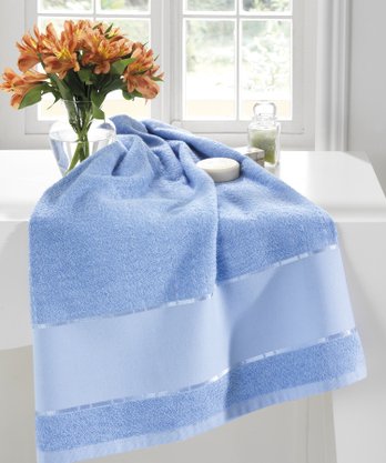 Toalha Rosto Multi Arte III Azul Celeste 50x80cm