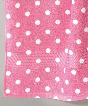Toalha Rosto Prisma Estampada 50x80cm Rosa Escuro
