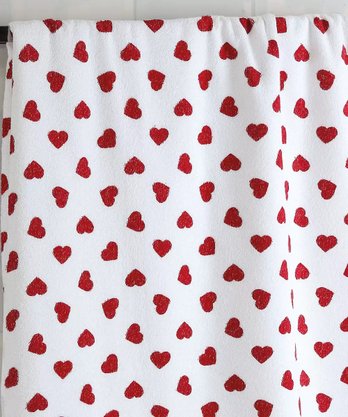 Toalha Rosto Prisma Estampada 50x80cm Vermelho