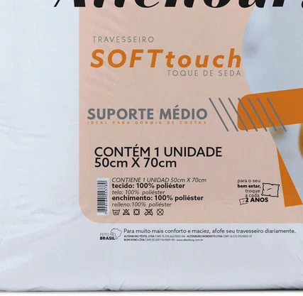 Travesseiro Soft Touch 50 x 70 cm