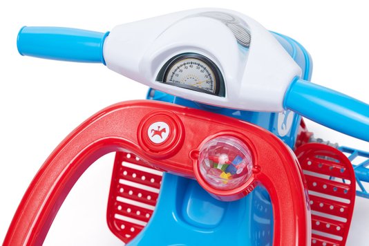 Triciclo Infantil Com Empurrador Lelecita Azul