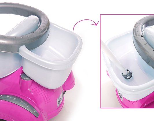 Triciclo Infantil Com Empurrador Velocita Classic Rosa