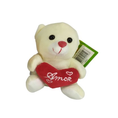 Urso De Pelúcia Com Coração Amor Pequeno