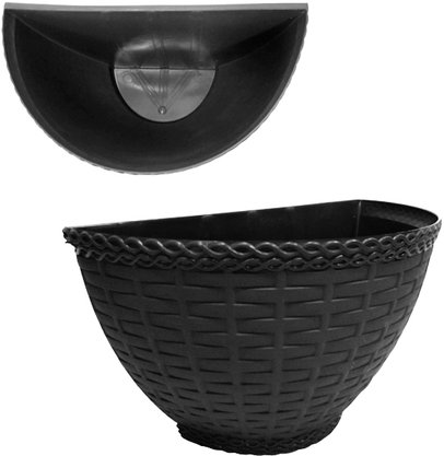 Vaso De Parede Rattan Telha