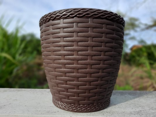 Vaso Rattan 4,6 Litros Coffee