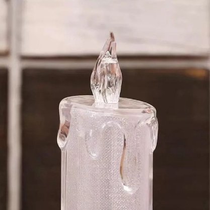 Vela Com Luminária Led Decorativa 4x6cm