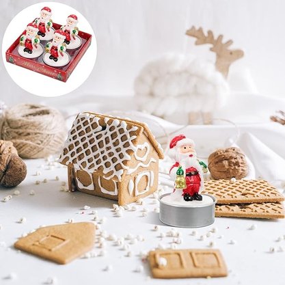 Vela Decorativa De Natal Papai 