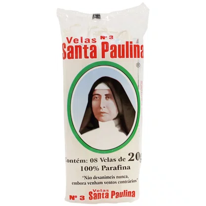 Vela Palito Santa Paulina Branca N3 Trento