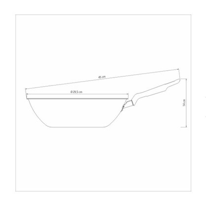 Wok De Aluminio 28cm Loreto Vermelho