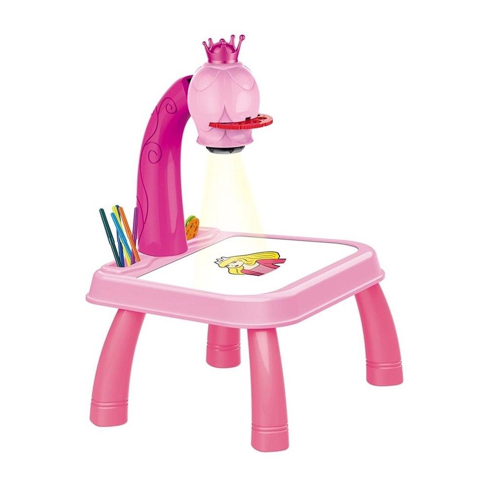 Mesa Mesinha Projetor De Desenho Pintura Infantil Jogo