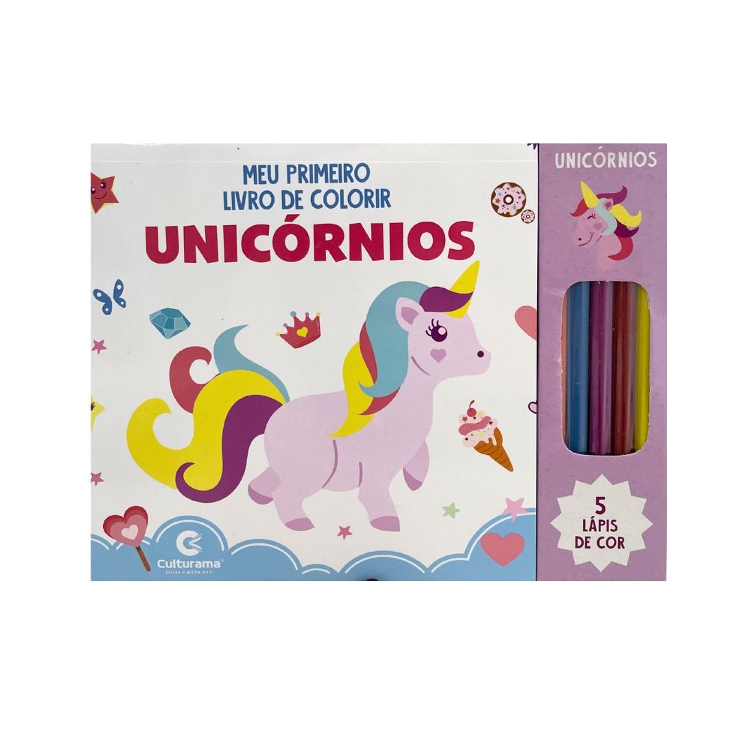 Livro de colorir My Little Pony com adesivos, ideal para crianças