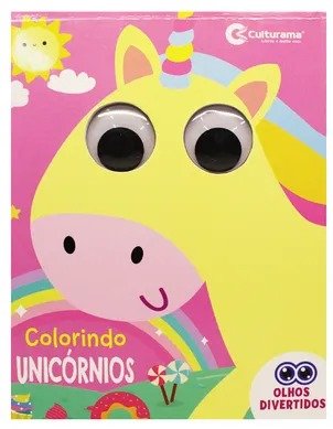 Pony bonito para colorir páginas para crianças olhos grandes