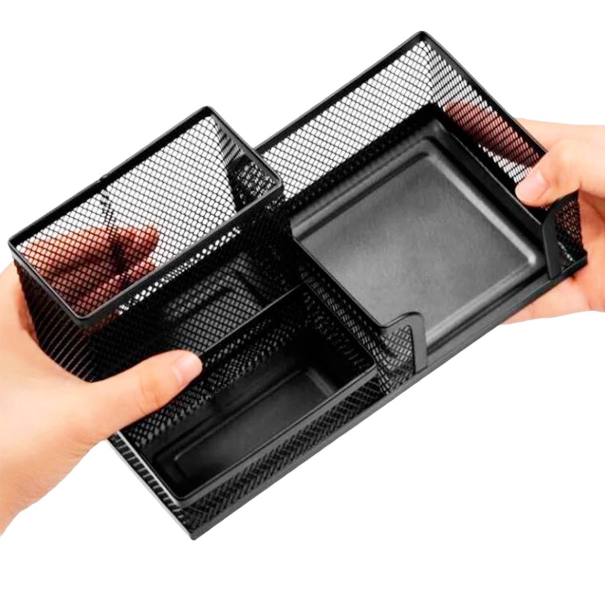 Porta Lápis Organizador De Mesa Metal Aramado Sortido