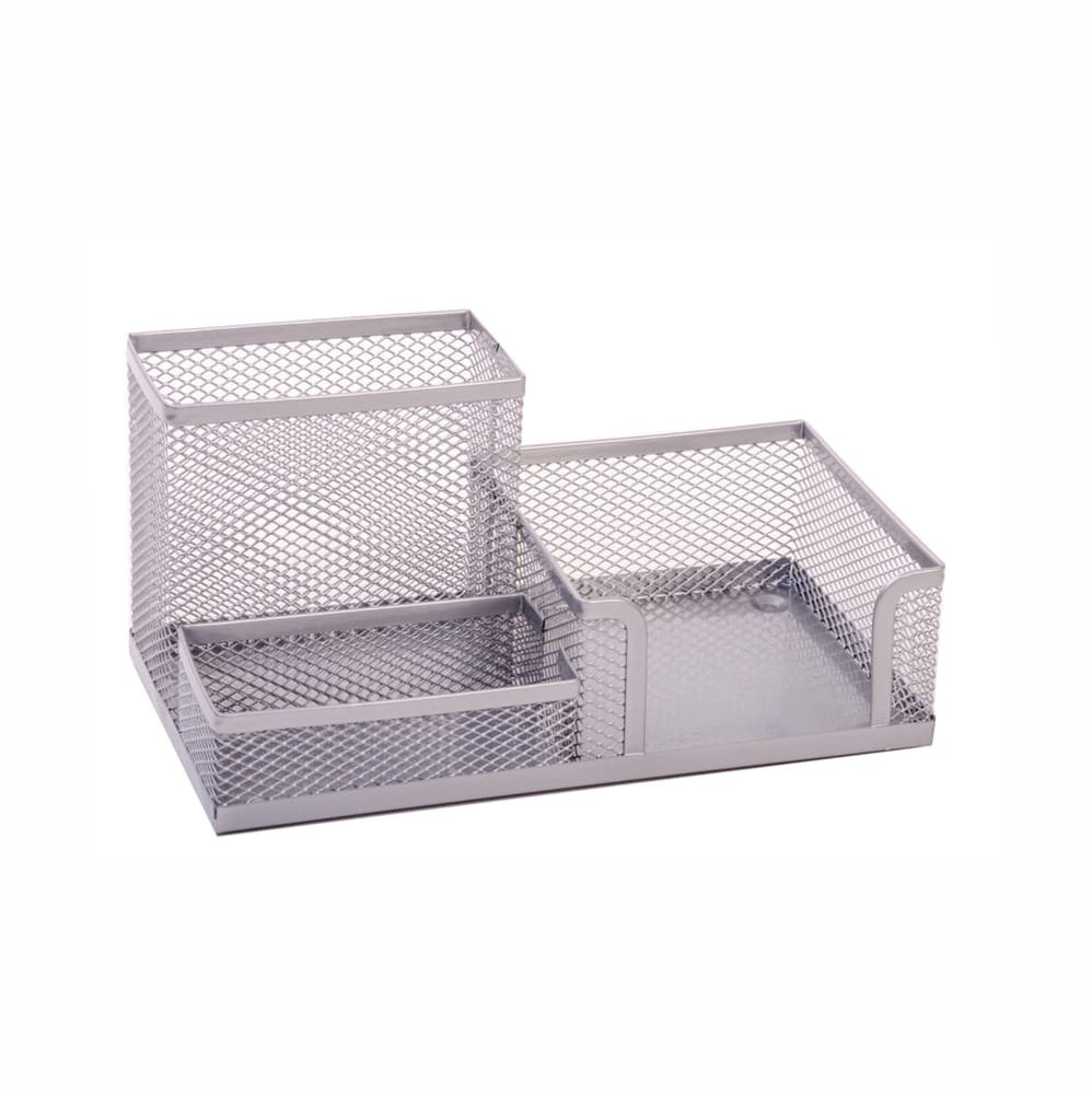 Porta Lápis Organizador De Mesa Metal Aramado Sortido