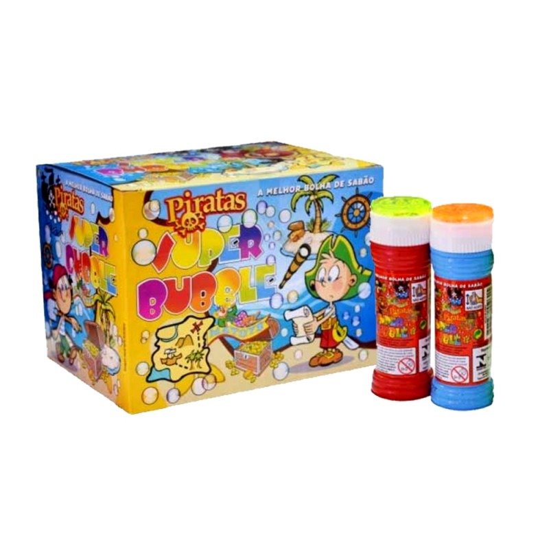 Bolha de sabão 50ml com joguinho Super Bubble