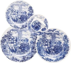 Aparelho De Jantar E Chá Biona Donna Cena 6 Lugares