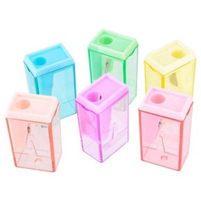 Apontador Plástico Com Depósito Retangular 40mm