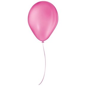 Balão 7'' Liso Rosa Shock 50 Unidades