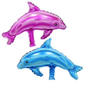 Balão Metalizado Golfinho 85cm