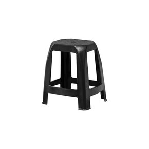 Banqueta Plástico Preto